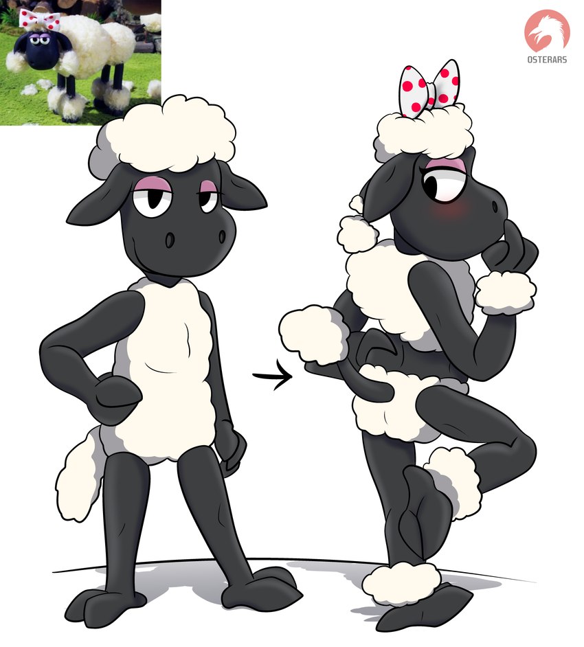 shaun the sheep (aardman animations and etc) created by osterars