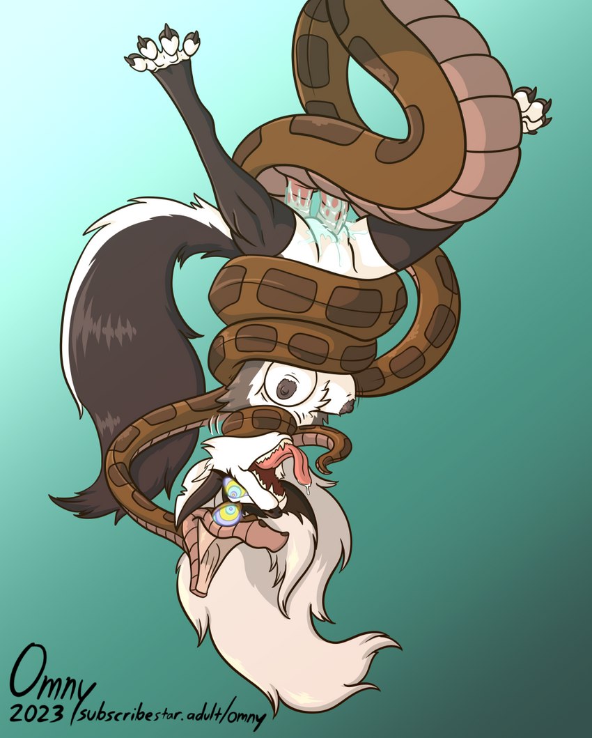 kaa and loona (the jungle book and etc) created by omny87