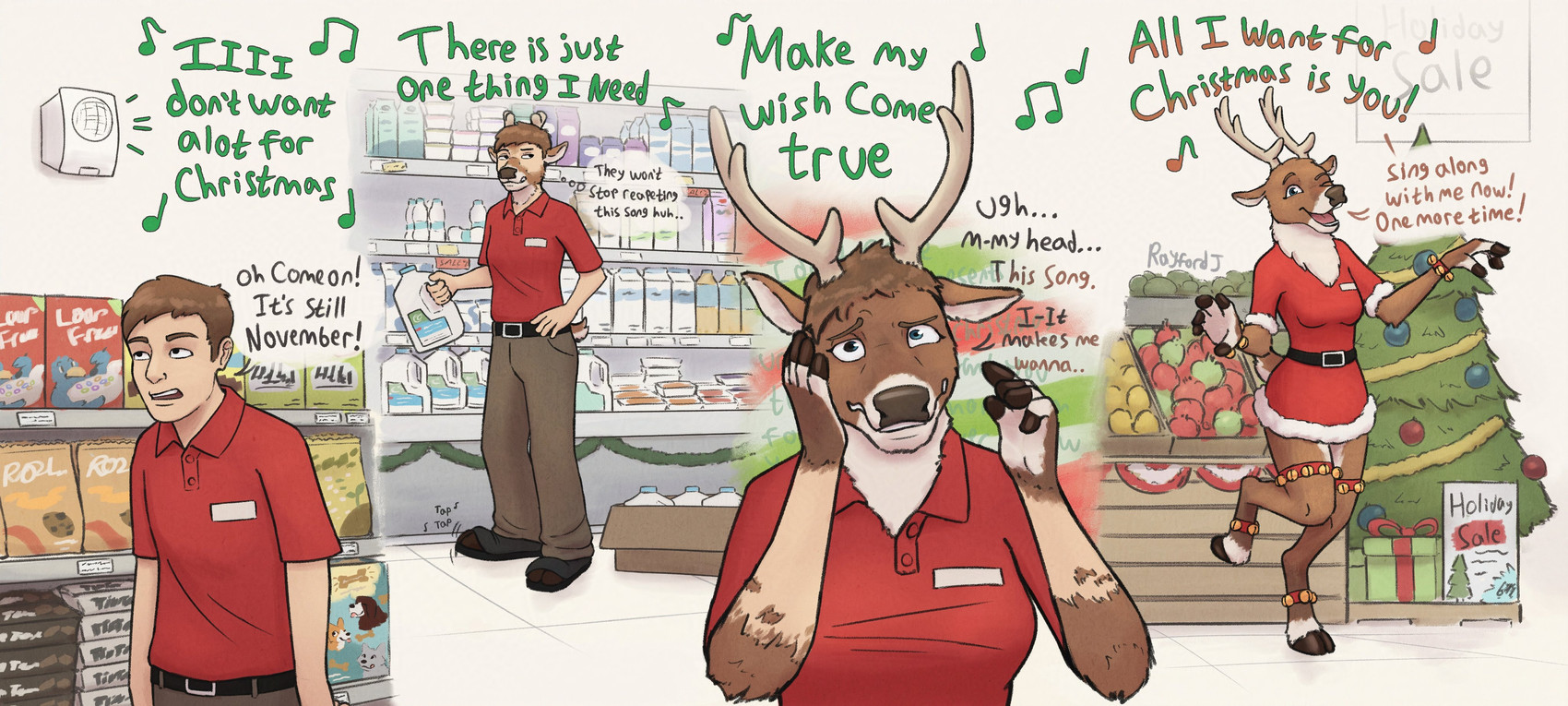 all i want for christmas is you and etc created by rayford j