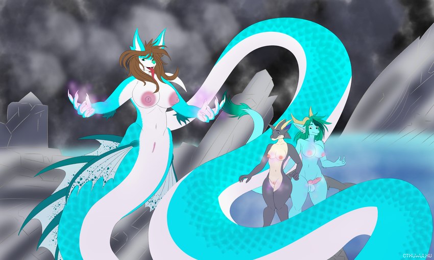 dan, sylvia, and yhakir (mythology) created by cthuwulhu and danilokumriolu