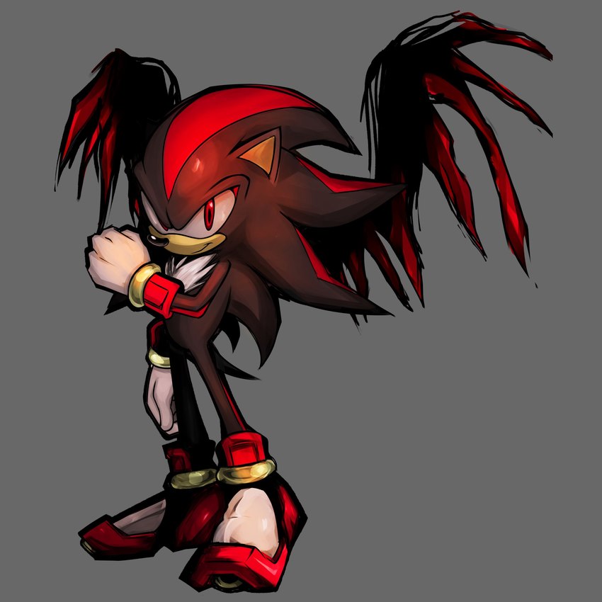 shadow the hedgehog (sonic the hedgehog (series) and etc) created by emeraldz one