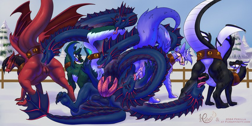 apple dragon and voxatal (european mythology and etc) created by ferilla and meleon