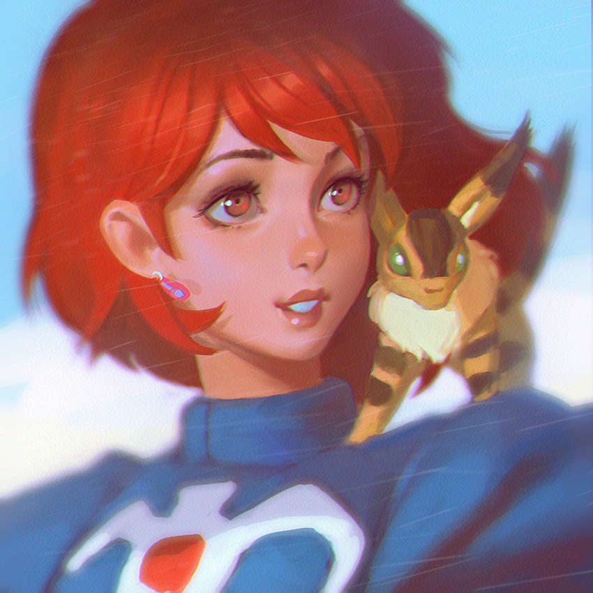 nausicaä and teto (nausicaä of the valley of the wind and etc) created by kuvshinov-ilya