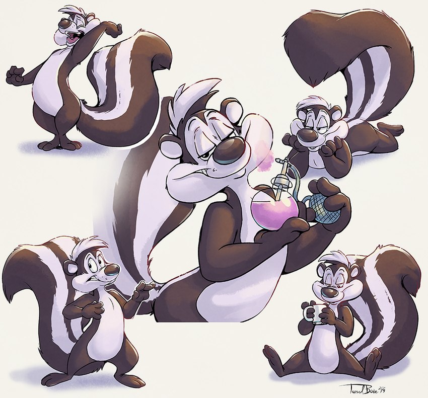 pepe le pew (warner brothers and etc) created by teaselbone