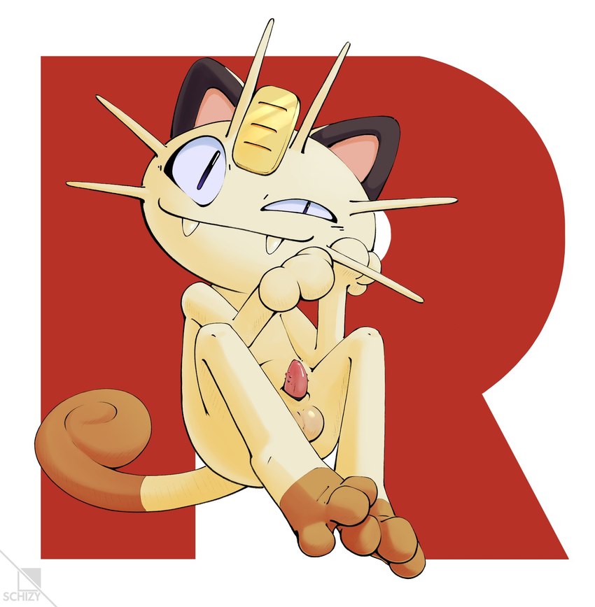 meowth (team rocket and etc) created by schizy