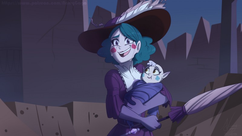 eclipsa butterfly and meteora butterfly (star vs. the forces of evil and etc) created by namygaga