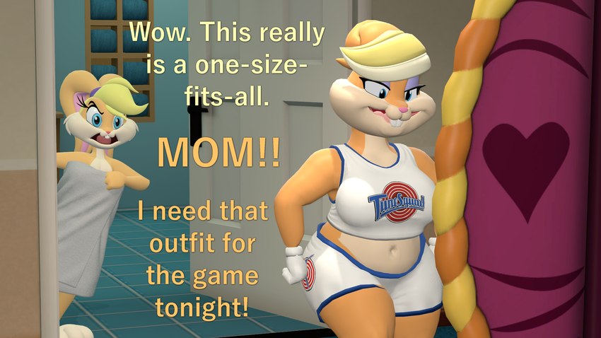 lola bunny and patricia bunny (the looney tunes show and etc) created by papadragon69