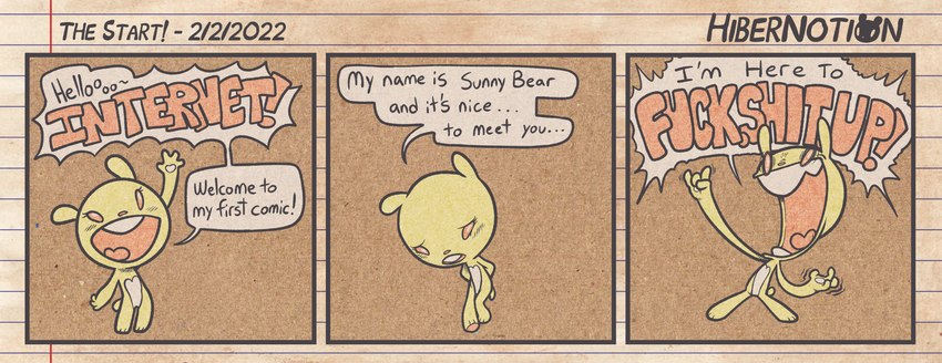 sunny bear (hibernotion (comics)) created by hibernotion