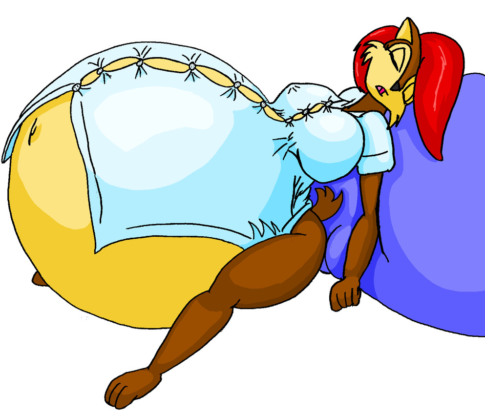 sally acorn (sonic the hedgehog (series) and etc) created by large-rarge