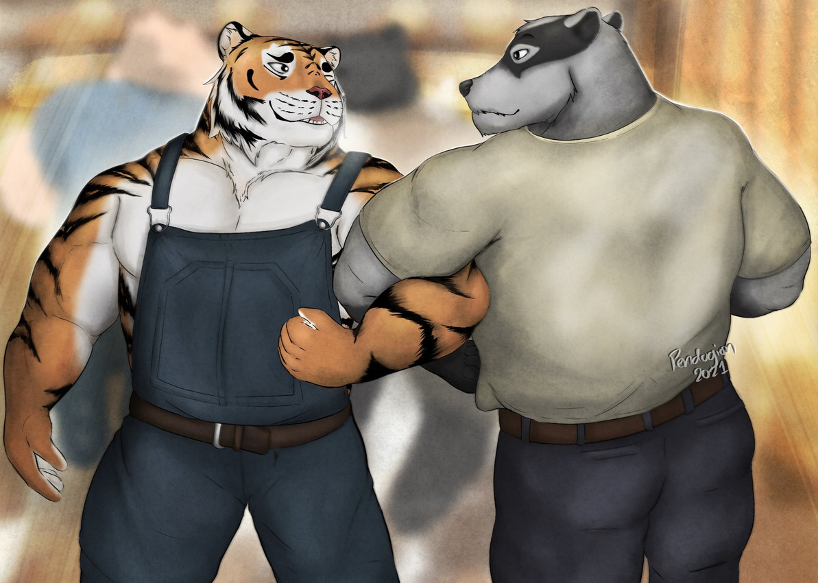 feng yaolin and nikolai krol (the smoke room and etc) created by pendoggo