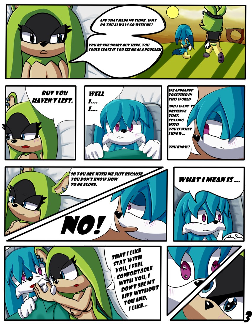 kitsunami the fennec and surge the tenrec (sonic the hedgehog (comics) and etc) created by lawealewd