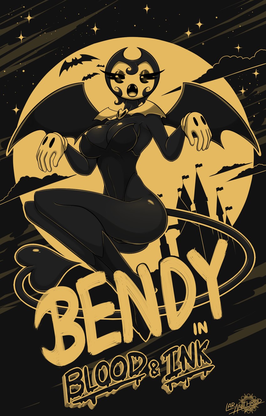 bendy the dancing demon and bethany (bendy and the ink machine and etc) created by latiar