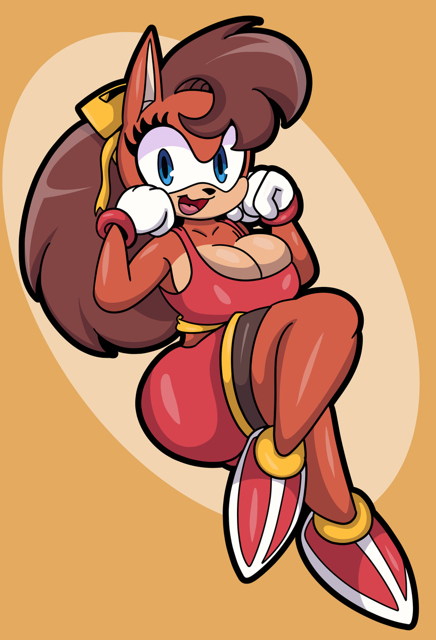 tiara boobowski (sonic the hedgehog (series) and etc) created by someth1ngoranother