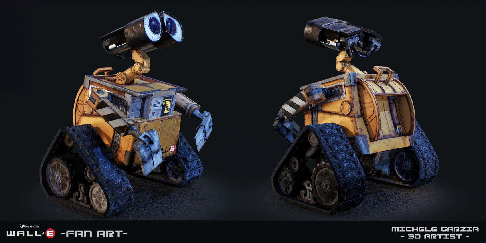 wall-e (disney and etc) created by michele garzia