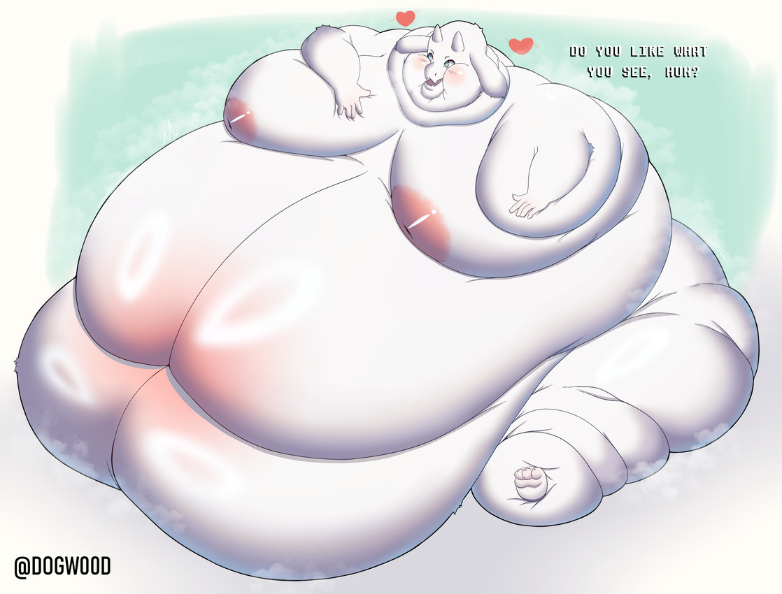 toriel and toriel (undertale (series) and etc) created by dogw00d