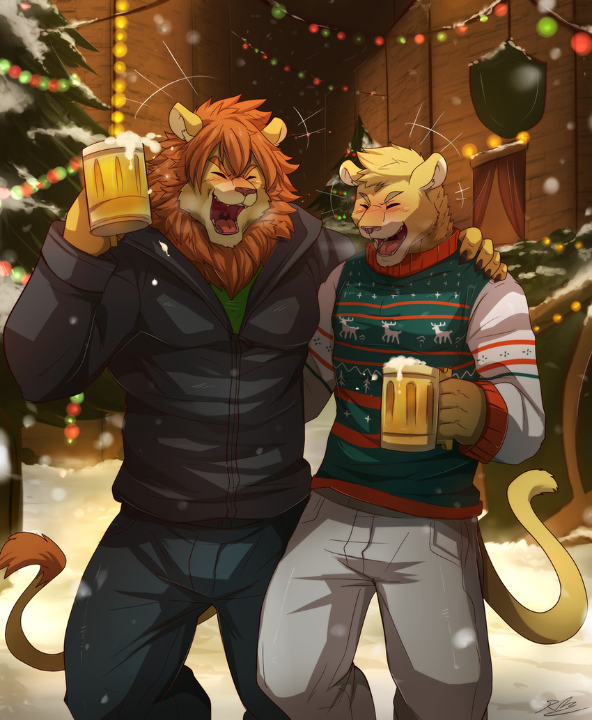 mark and simon (christmas) created by rabbity