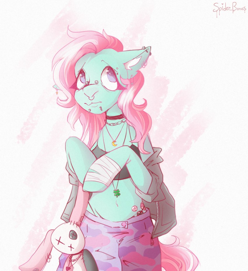 minty (my little pony and etc) created by spider bones