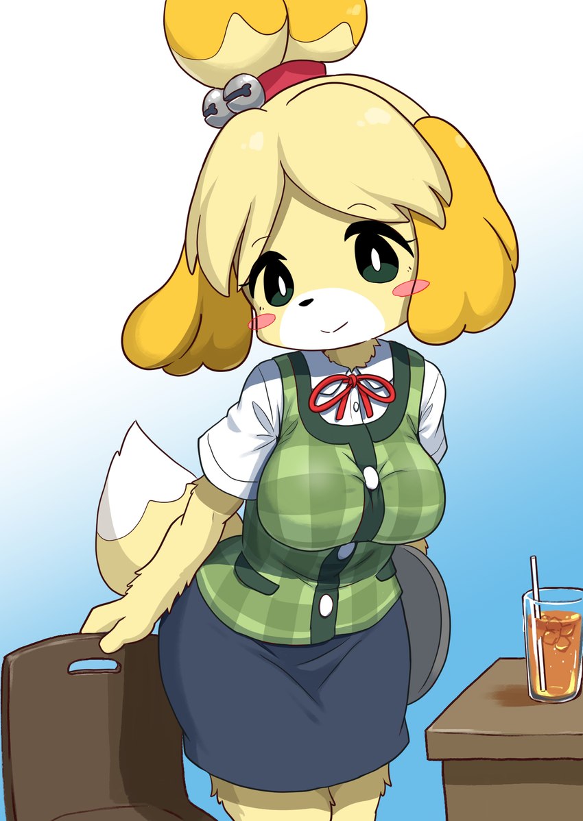 isabelle (animal crossing and etc) created by koorinezumi