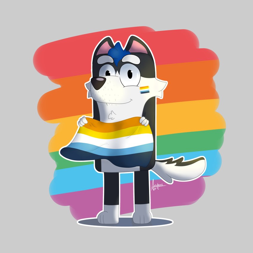 anders and fan character (lgbt pride month and etc) created by anders 285