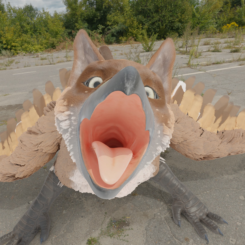 gryphon (mythology) created by racf92 and third-party edit