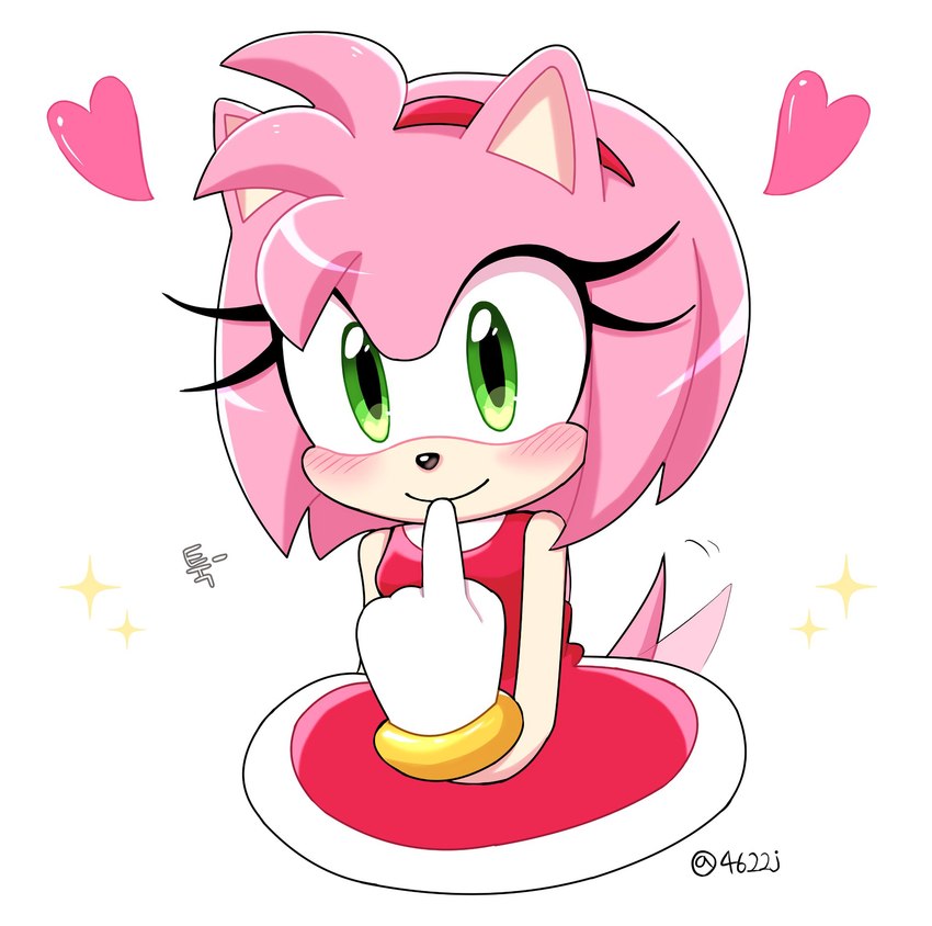 amy rose (sonic the hedgehog (series) and etc) created by 4622j