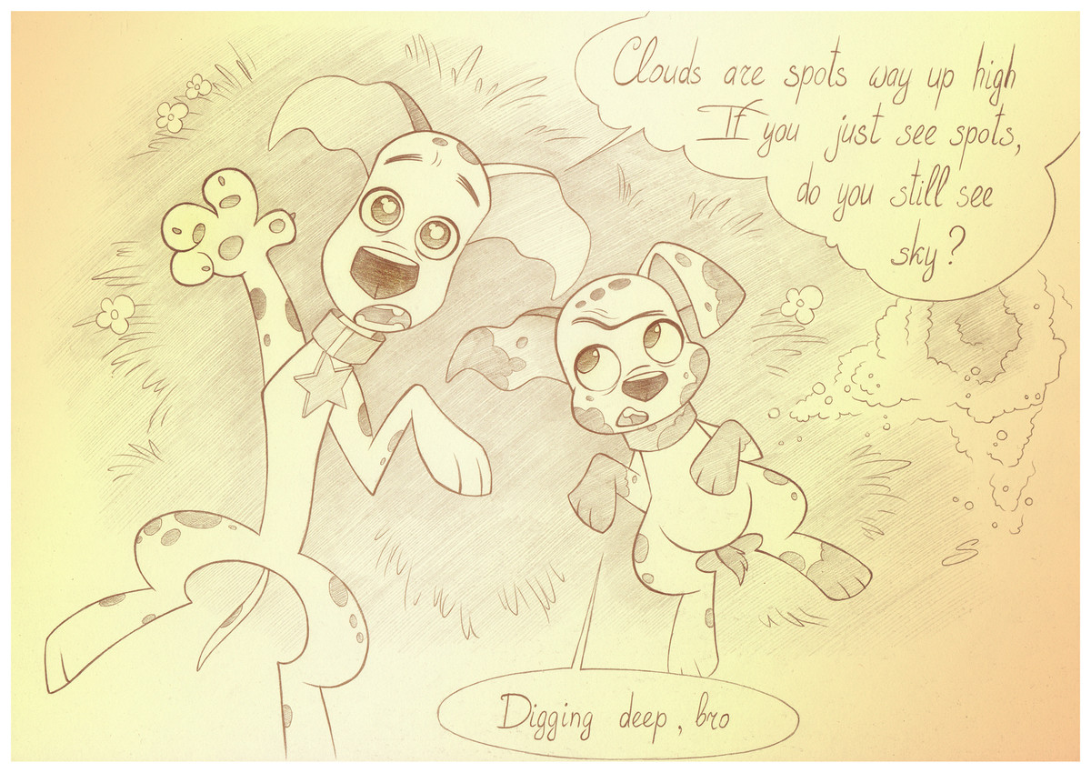 diesel and dylan (101 dalmatian street and etc) created by sherwoodwhisper