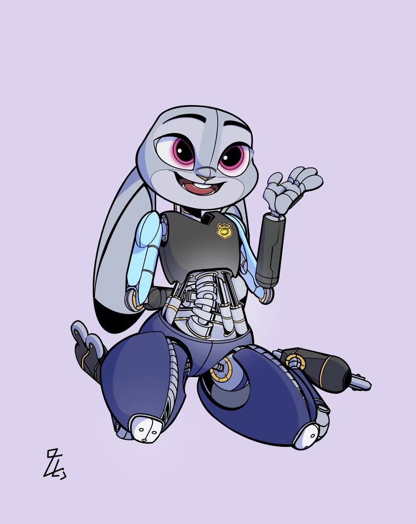 judy hopps and robo judy (zootopia and etc) created by bl394