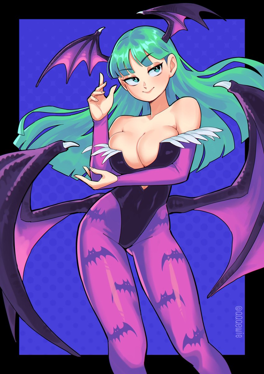 morrigan aensland (darkstalkers and etc) created by qqqewie