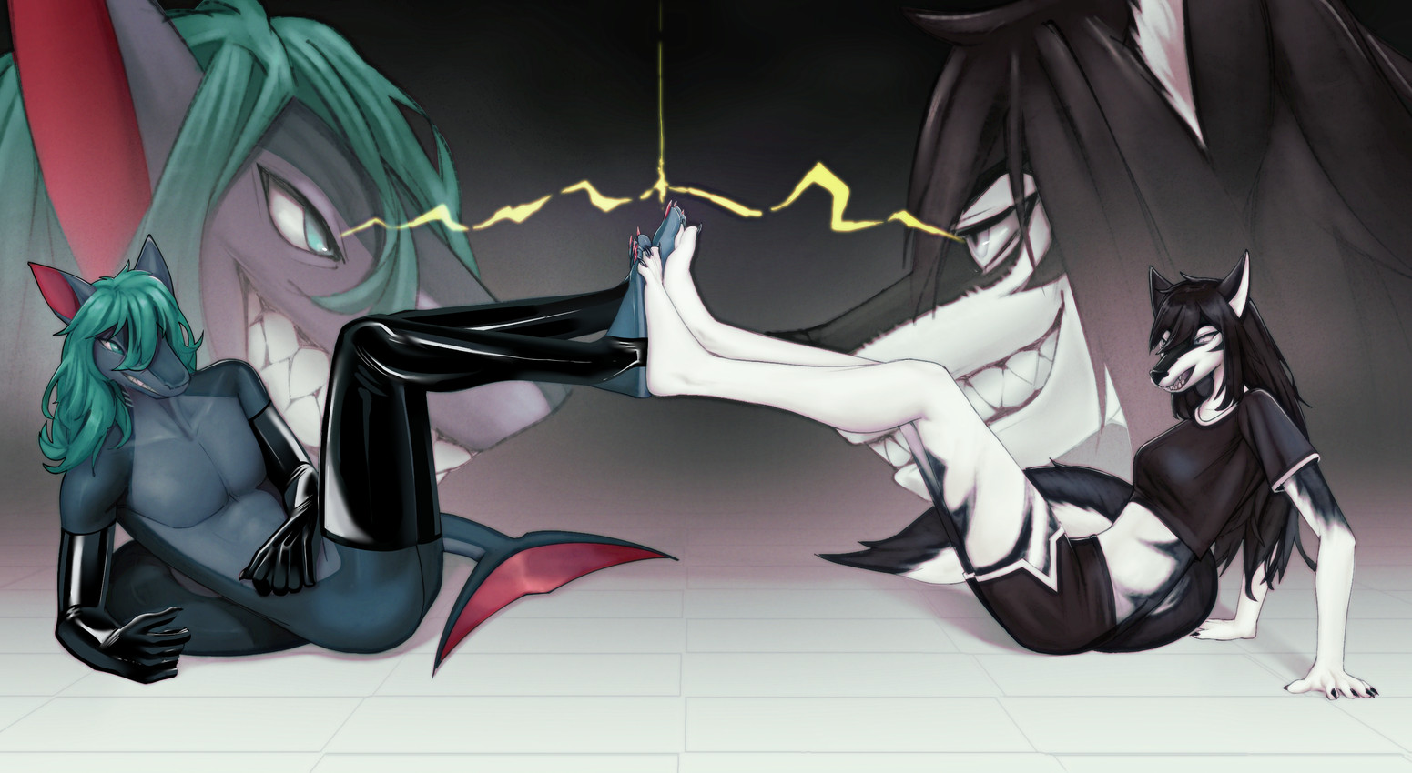 haru and smitty created by anonymous artist