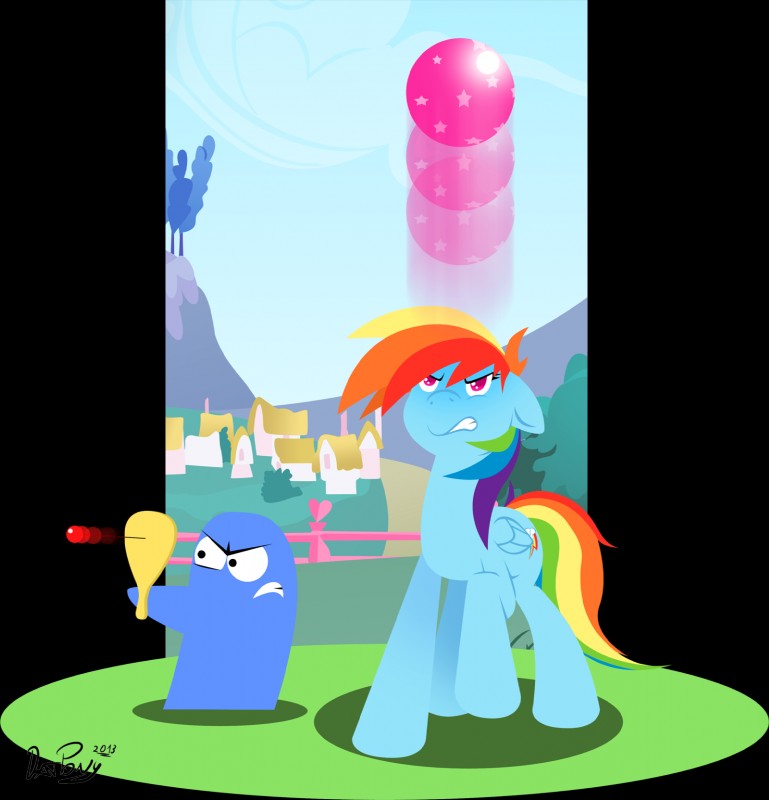 blooregard q. kazoo and rainbow dash (foster's home for imaginary friends and etc) created by datponypl