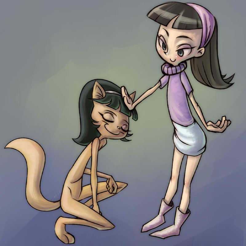 kitty katswell and trixie tang (the fairly oddparents and etc) created by unknown artist