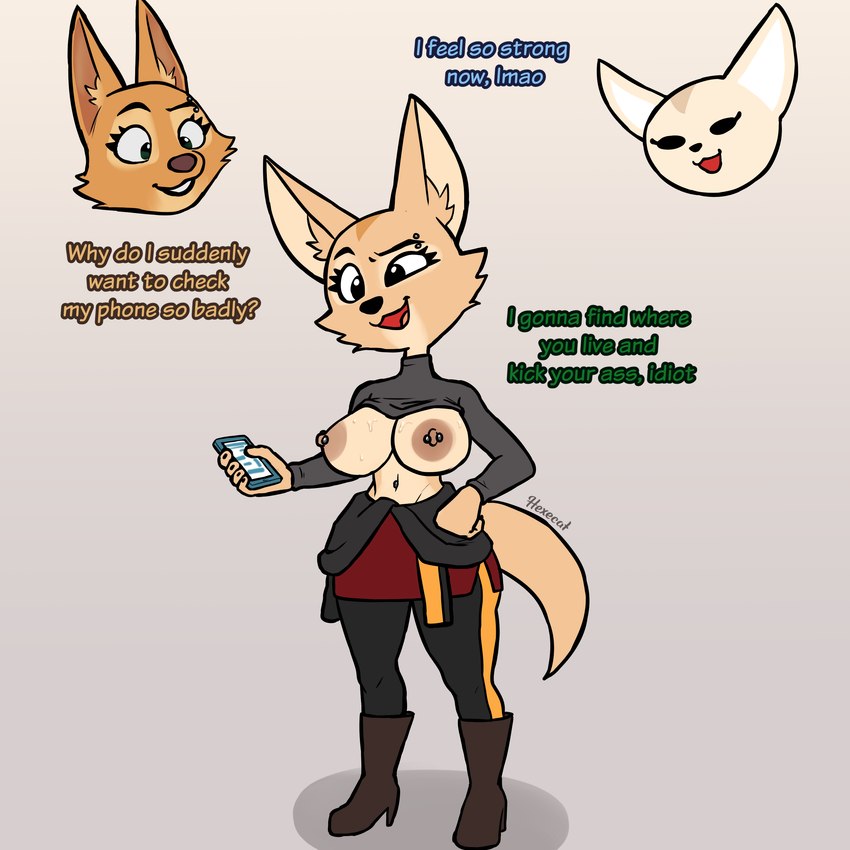 diane foxington, fan character, and fenneko (the bad guys and etc) created by hexecat