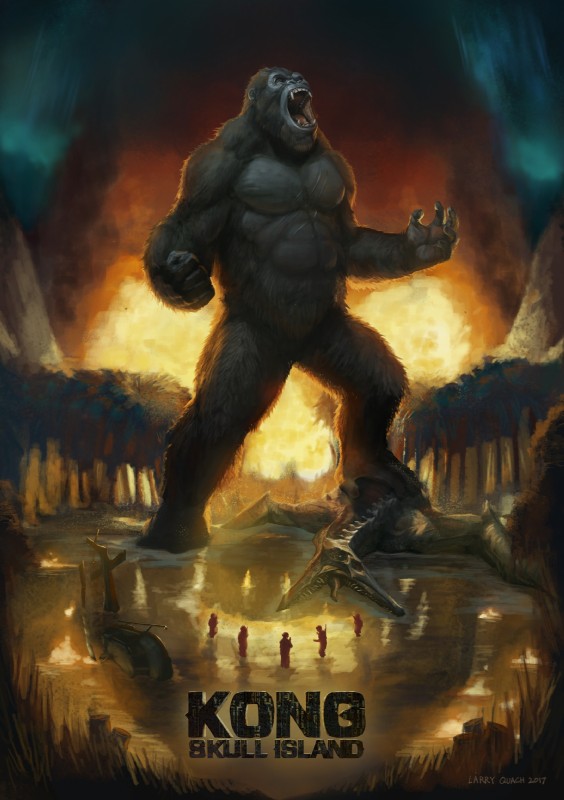 king kong (king kong (series) and etc) created by larry quach