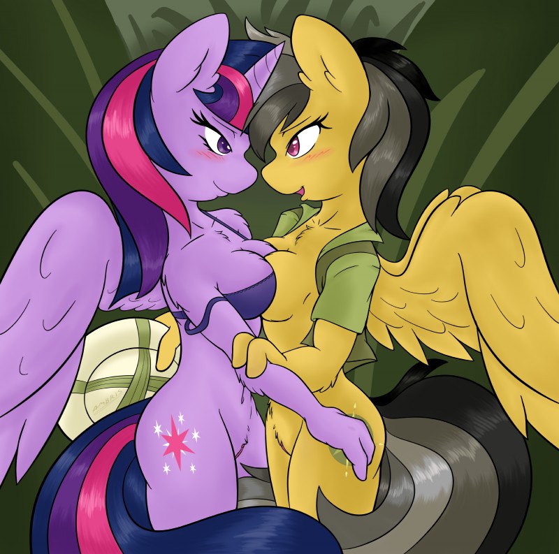 daring do and twilight sparkle (friendship is magic and etc) created by ambris