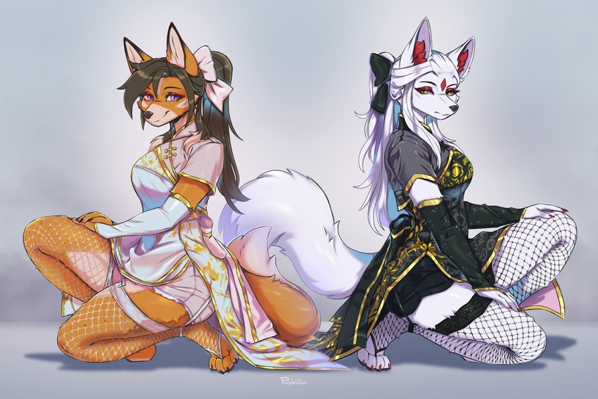 kumiho and satomi created by purplelemons