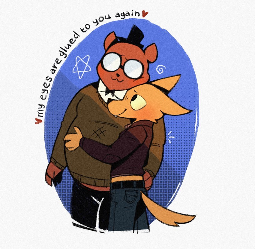 angus delaney and gregg lee (night in the woods) created by soulfullhyena