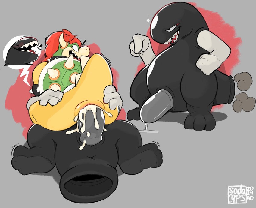 bowser (mario bros and etc) created by sodacaps