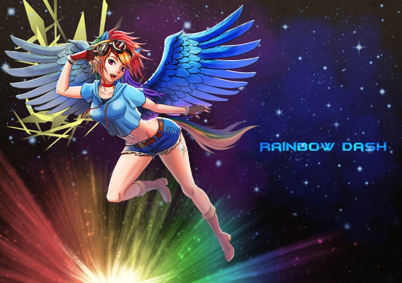 rainbow dash (friendship is magic and etc) created by takos000