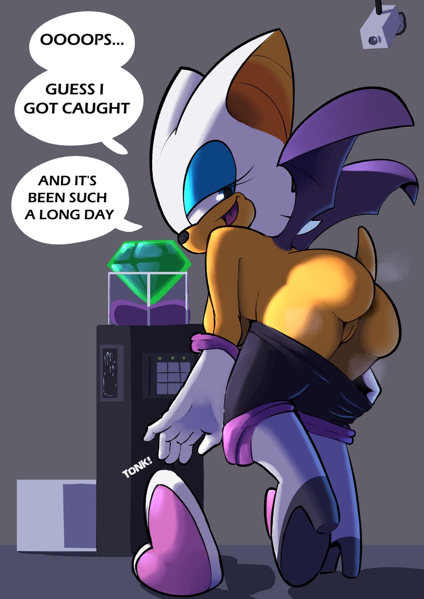 rouge the bat (sonic the hedgehog (series) and etc) created by fakesword