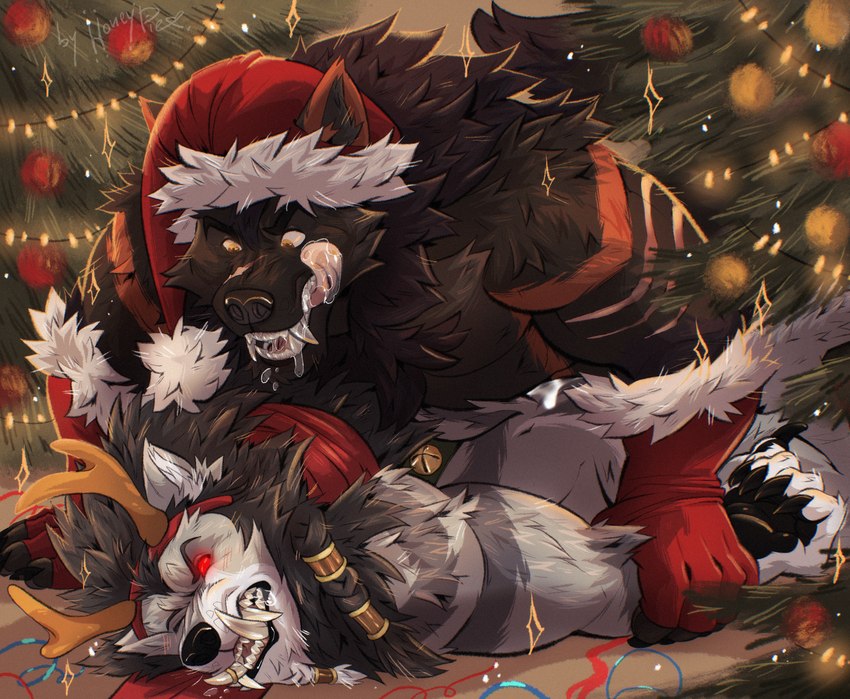 kael and mjodvitnir (christmas and etc) created by honeypie~