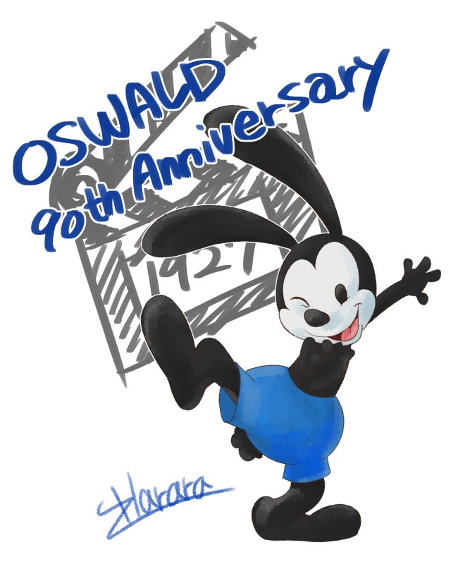 oswald the lucky rabbit (disney) created by harara