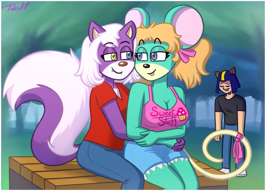 melinda mouse, melissa mouffette, and mike chenoweth (mike and melissa) created by toku17