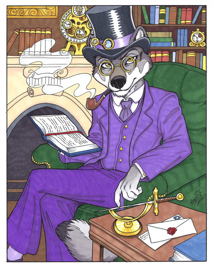 professor plum (cluedo and etc) created by marci mcadam