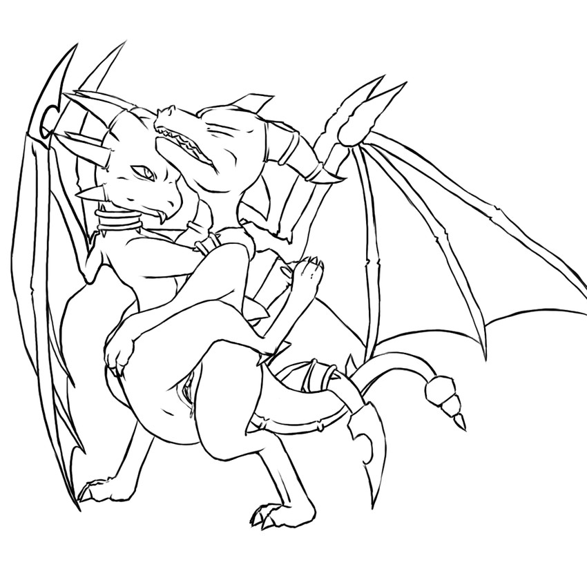 cynder and spyro (spyro the dragon and etc) created by 9 6