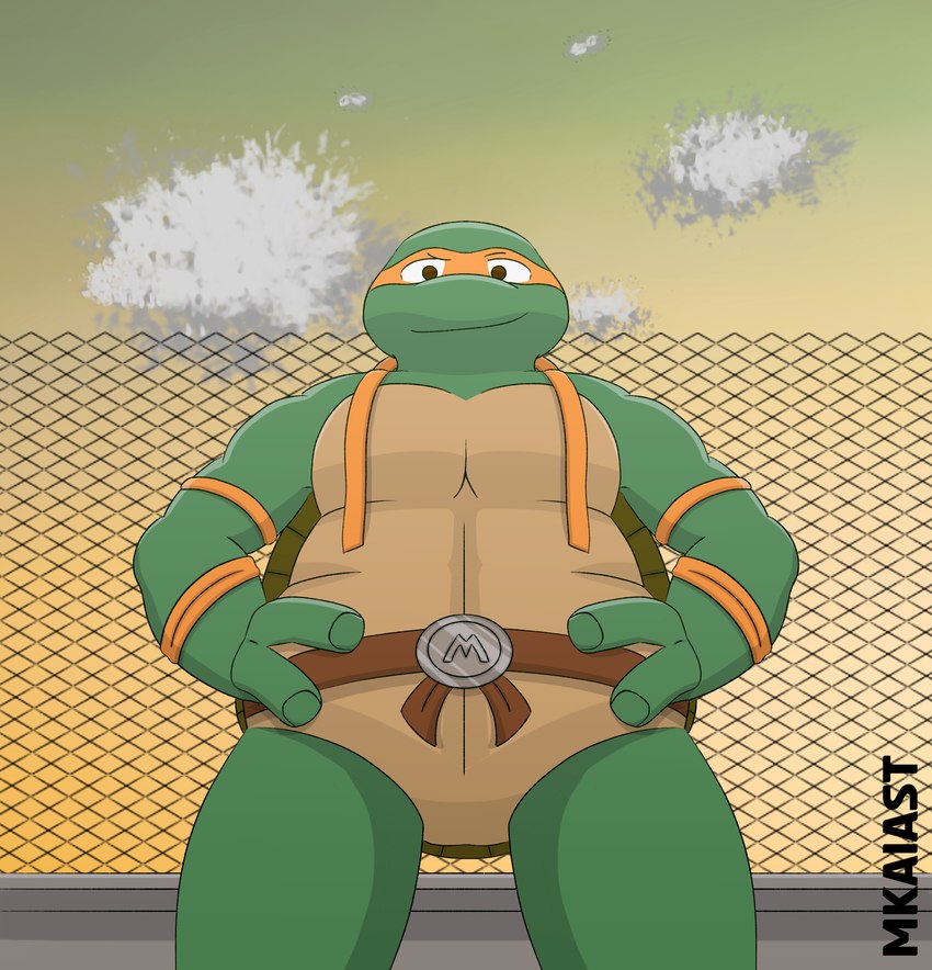 michelangelo (teenage mutant ninja turtles) created by mkaiast