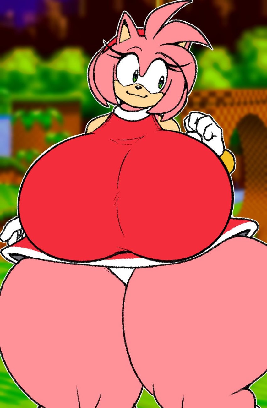 amy rose (sonic the hedgehog (series) and etc) created by colacoot