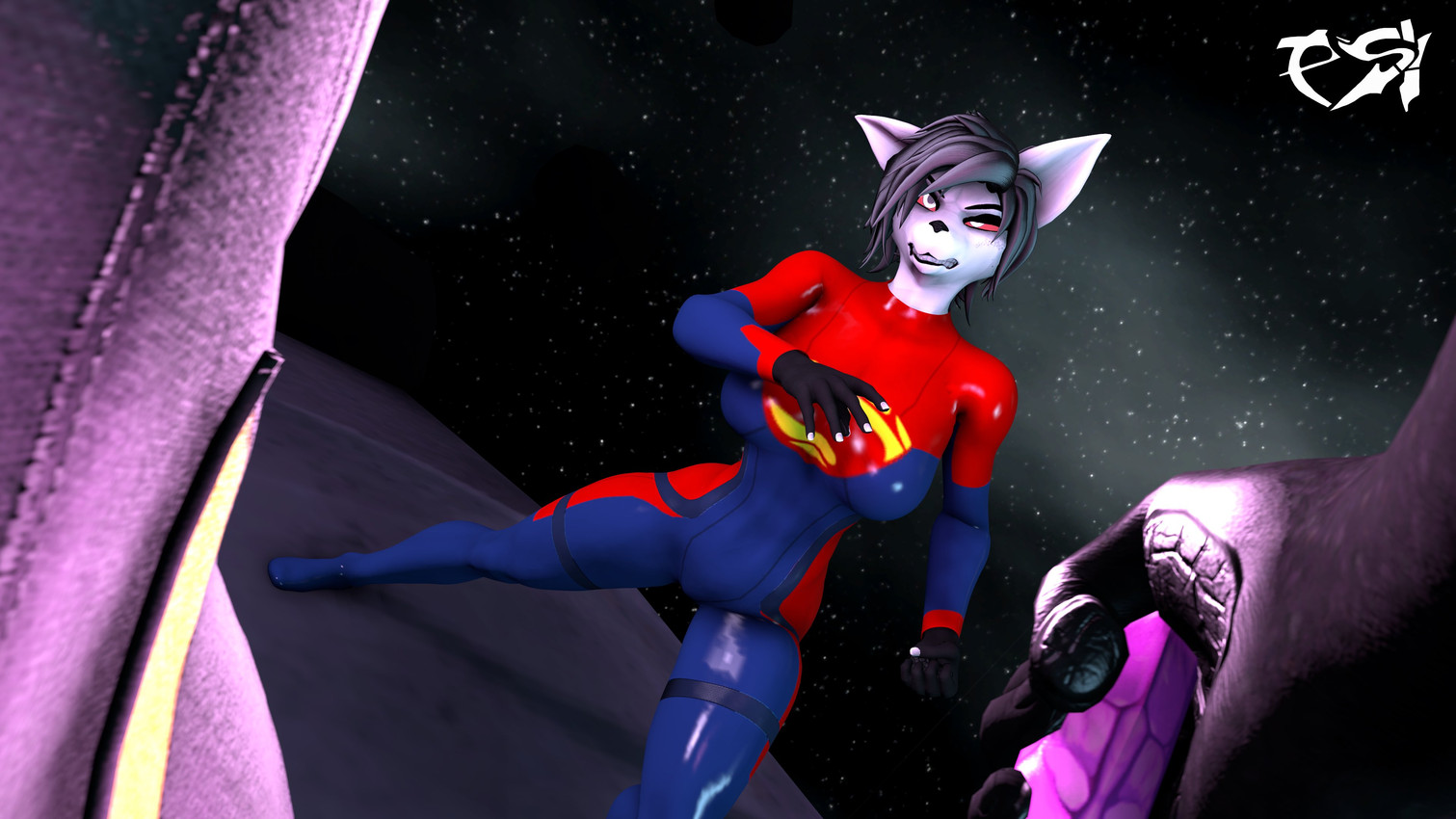 natsumi mercier, psiko, and supergirl created by psikokinetic