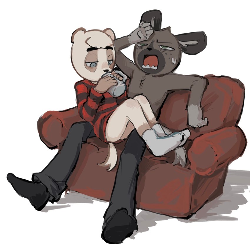 anai and haida (aggretsuko and etc) created by rusjerry