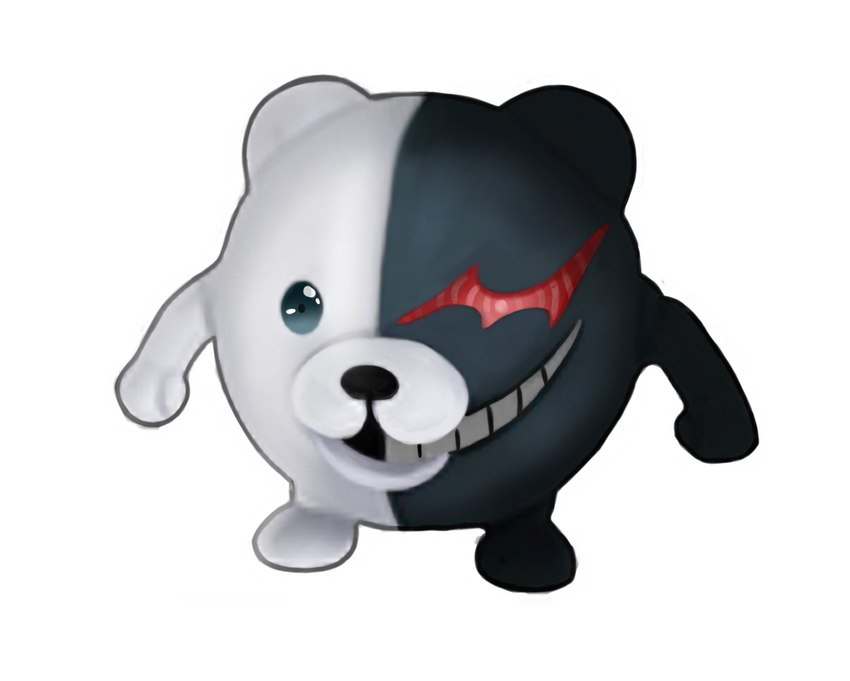 monokuma (spike chunsoft and etc) created by unknown artist