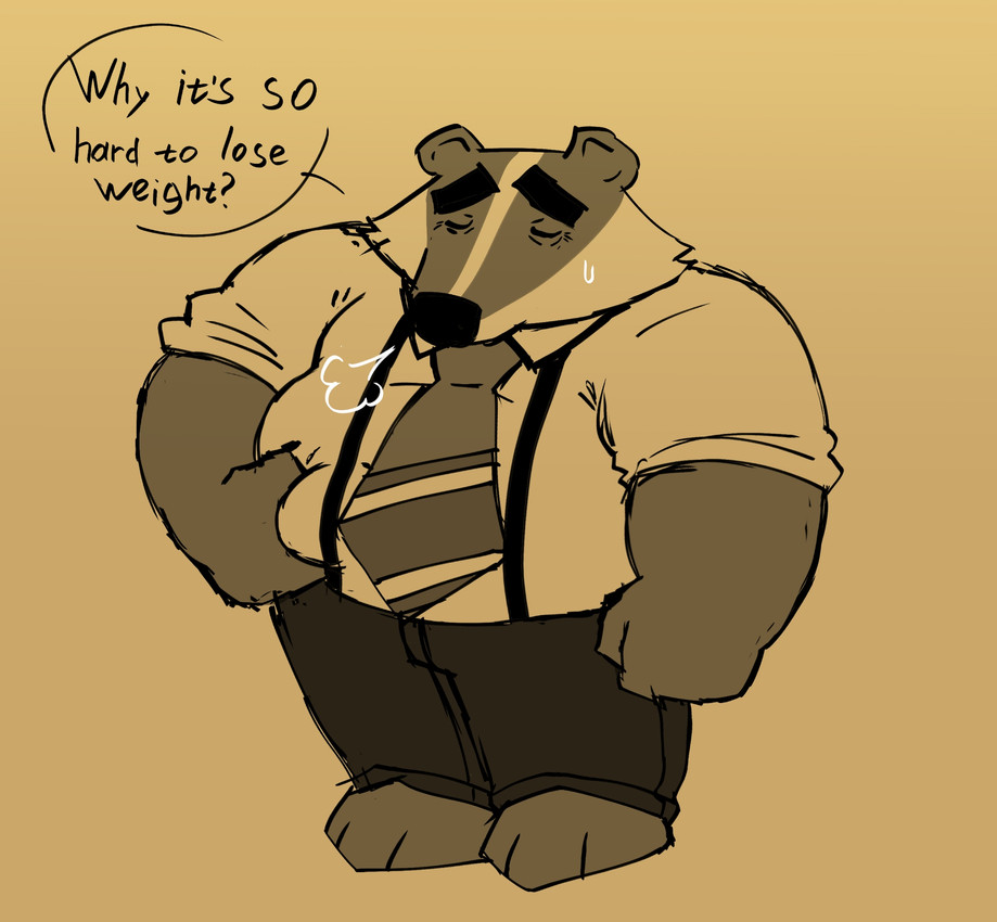 chief badger (beastly crimes (2024) and etc) created by bencomedion